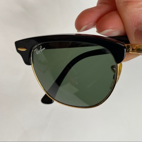 Ray-Ban Clubmasters RB3016 Black/Gold - Picture 4 of 10